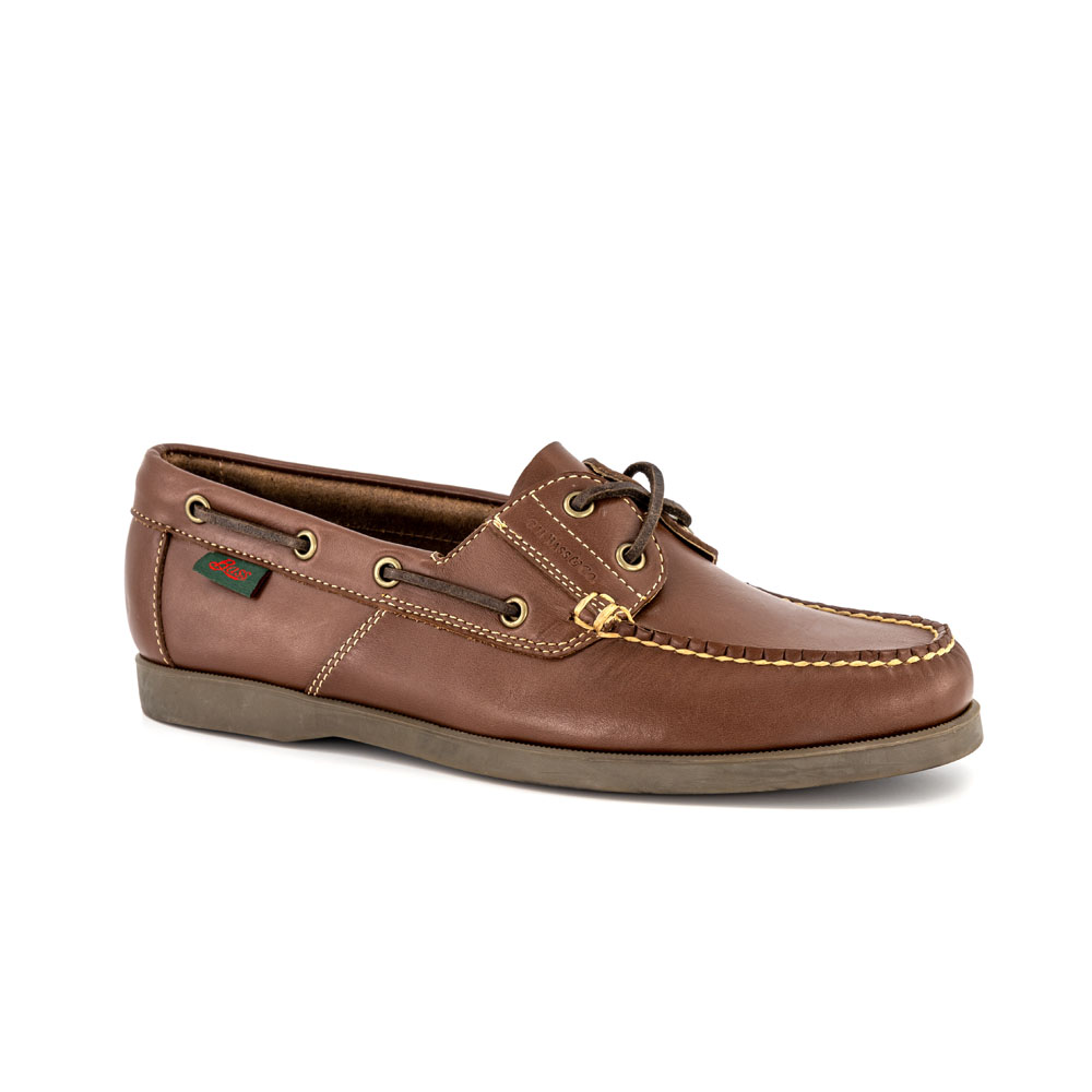 Jetty Sidney Dark Brown Mens Boat Shoe